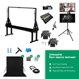 Large 82" Height Adjustable Revolution Lightboard Studio Package