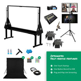Extra Large 95" Height Adjustable Revolution Lightboard Studio Package